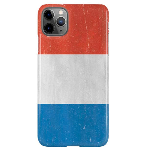 Netherlands Flag Distressed iPhone 11 Pro Max Lite Case