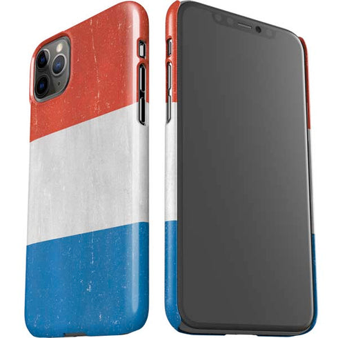 Netherlands Flag Distressed iPhone 11 Pro Max Lite Case