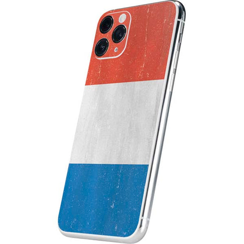 Netherlands Flag Distressed iPhone 11 Pro Skin