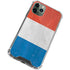 Netherlands Flag Distressed iPhone 12 Pro Clear Case