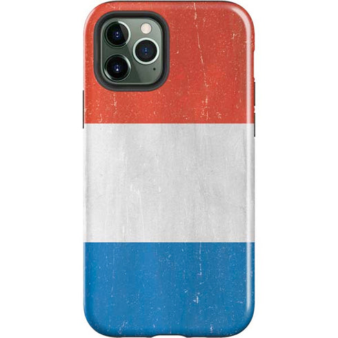 Netherlands Flag Distressed iPhone 12 Pro Impact Case