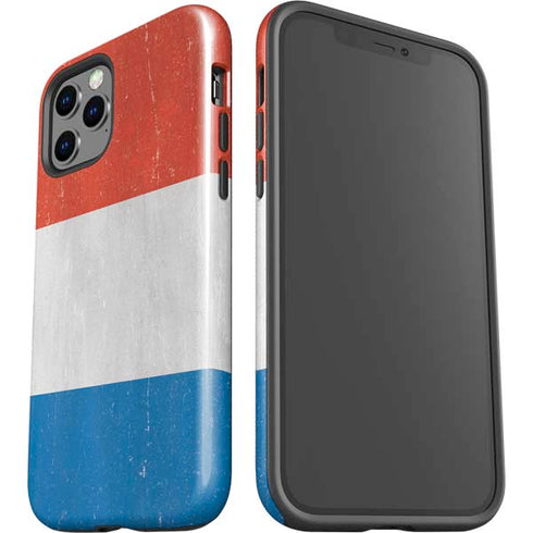 Netherlands Flag Distressed iPhone 12 Pro Impact Case