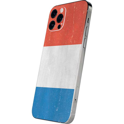 Netherlands Flag Distressed iPhone 12 Pro Max Skin