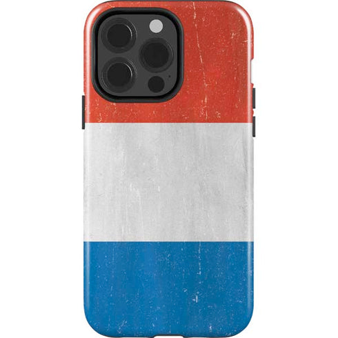 Netherlands Flag Distressed iPhone 13 Pro Impact Case