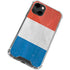 Netherlands Flag Distressed iPhone 14 Clear Case