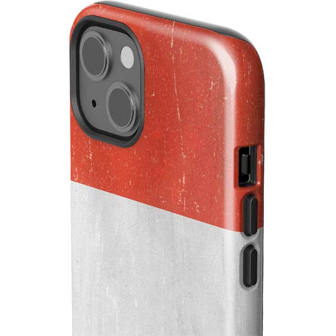 Netherlands Flag Distressed iPhone 15 Plus Impact Case