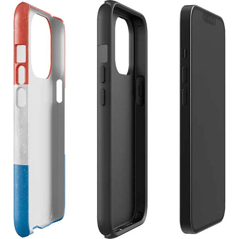 Netherlands Flag Distressed iPhone 14 Pro Impact Case