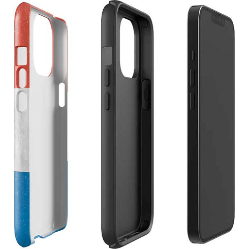 Netherlands Flag Distressed iPhone 15 Pro Max Impact Case