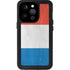 Netherlands Flag Distressed iPhone 14 Pro Waterproof Case