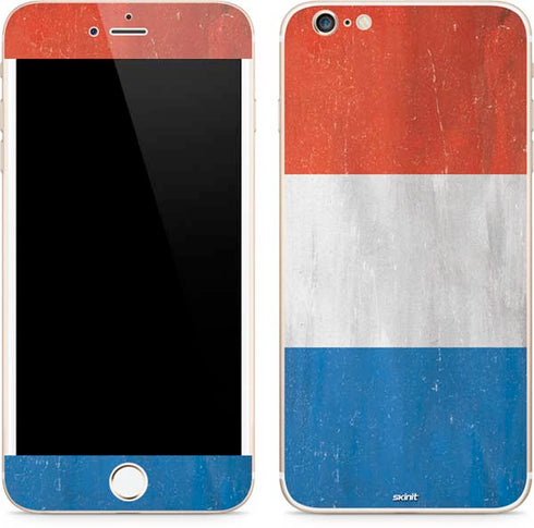 Netherlands Flag Distressed iPhone 6/6s Plus Skin
