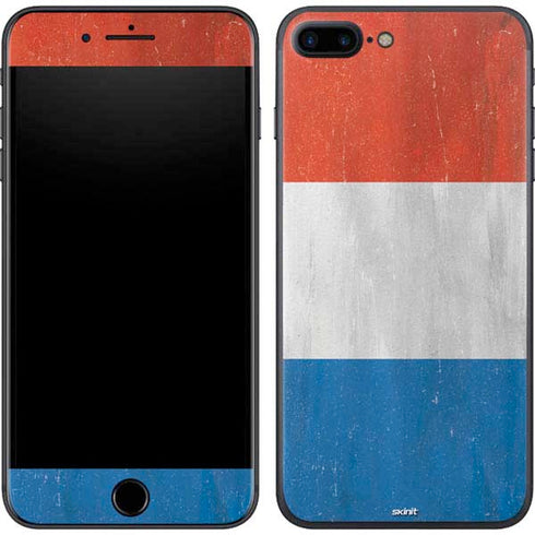 Netherlands Flag Distressed iPhone 7 Plus Skin