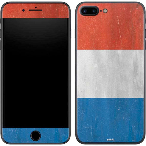 Netherlands Flag Distressed iPhone 8 Plus Skin