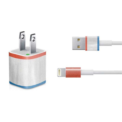 Netherlands Flag Distressed iPhone Charger (5W USB) Skin