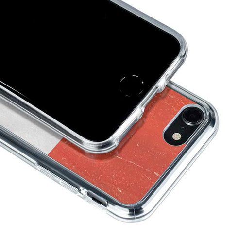 Netherlands Flag Distressed iPhone SE (2nd & 3rd Gen) Clear Case