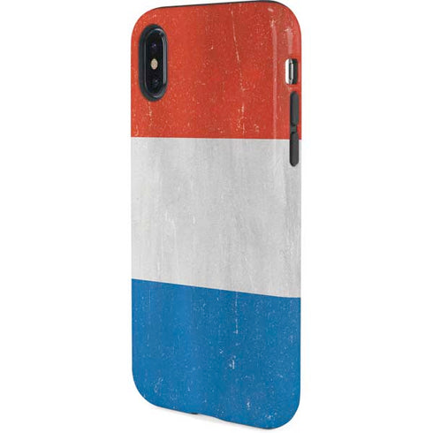 Netherlands Flag Distressed iPhone X Pro Case