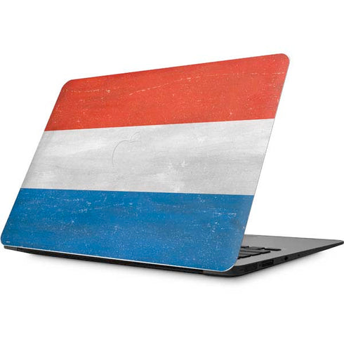 Netherlands Flag Distressed Apple MacBook Skin