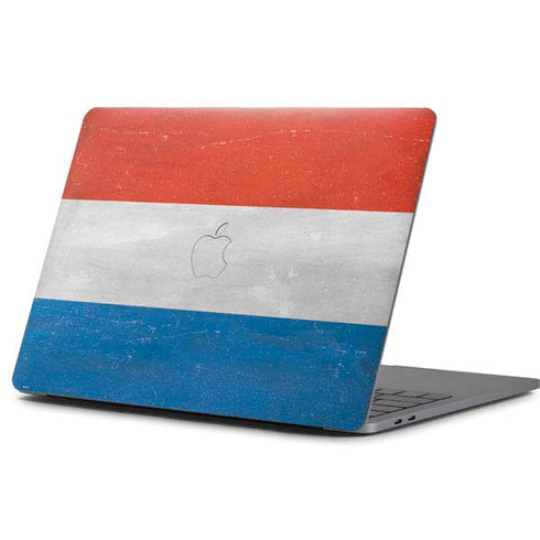 Netherlands Flag Distressed Apple MacBook Pro 13-inch Skin