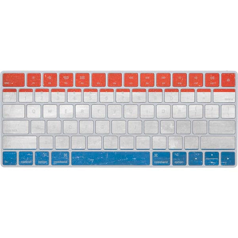 Netherlands Flag Distressed Magic Keyboard Skin
