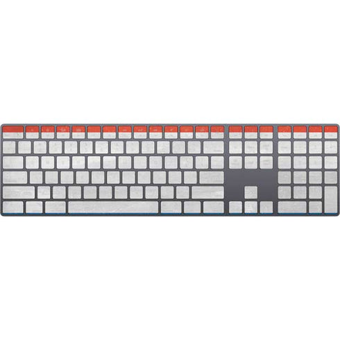 Netherlands Flag Distressed Magic Keyboard with Numeric Keypad Skin
