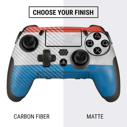 Netherlands Flag Distressed PlayStation Scuf Vantage 2 Controller Skin