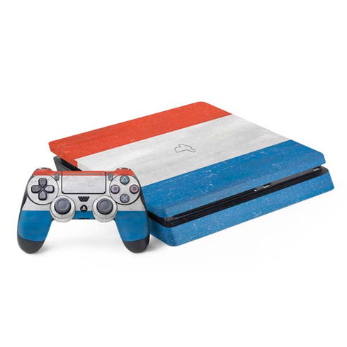 Netherlands Flag Distressed PS4 Slim Bundle Skin