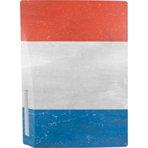 Netherlands Flag Distressed PS5 Console Skin
