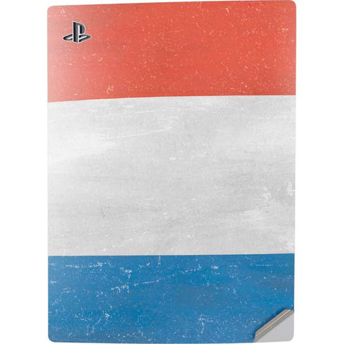 Netherlands Flag Distressed PS5 Digital Edition Console Skin