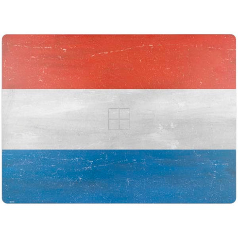 Netherlands Flag Distressed Surface Laptop 4 15in Skin