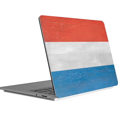 Netherlands Flag Distressed Surface Laptop Studio Skin