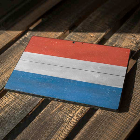 Netherlands Flag Distressed Surface Pro 7 Skin