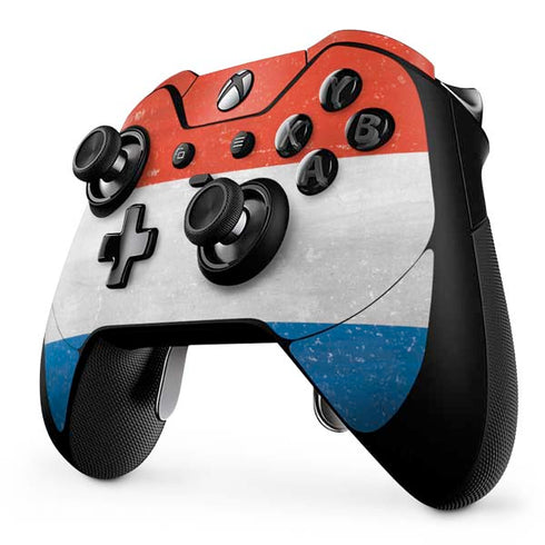 Netherlands Flag Distressed Xbox One Elite Controller Skin