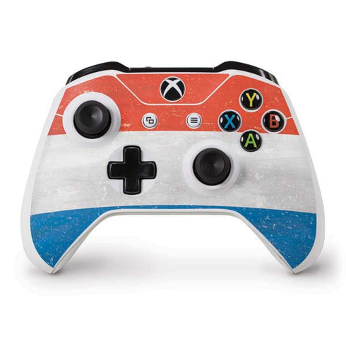 Netherlands Flag Distressed Xbox One S Controller Skin