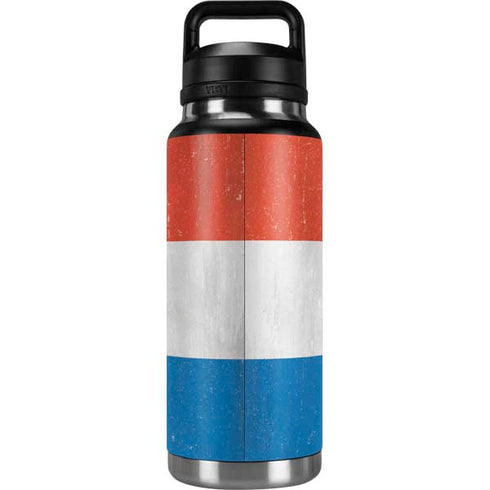 Netherlands Flag Distressed YETI Rambler 36oz Bottle Skin