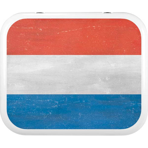 Netherlands Flag Distressed YETI Roadie 24 Hard Cooler Skin