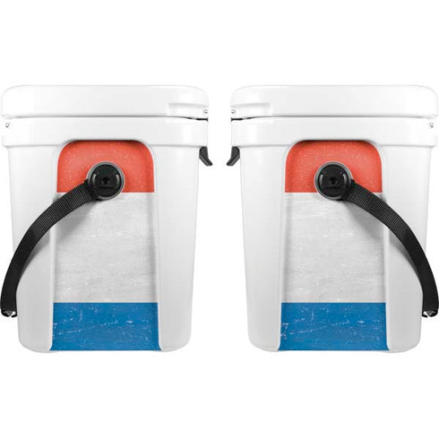 Netherlands Flag Distressed YETI Roadie 24 Hard Cooler Skin