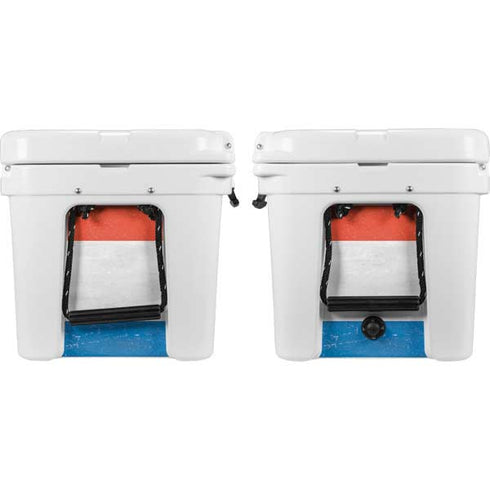 Netherlands Flag Distressed YETI Tundra 35 Hard Cooler Skin