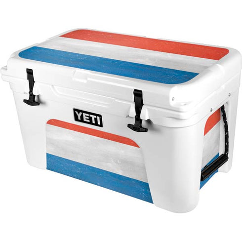 Netherlands Flag Distressed YETI Tundra 45 Hard Cooler Skin