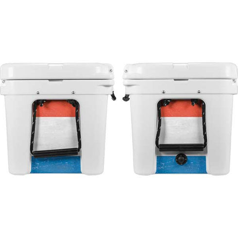 Netherlands Flag Distressed YETI Tundra 45 Hard Cooler Skin