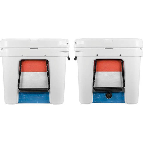 Netherlands Flag Distressed YETI Tundra 65 Hard Cooler Skin
