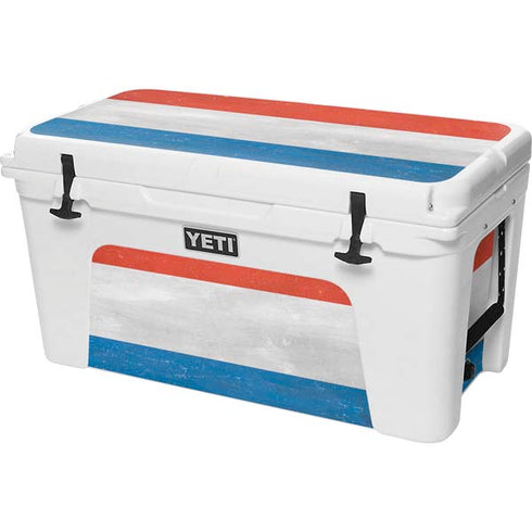 Netherlands Flag Distressed YETI Tundra 75 Hard Cooler Skin