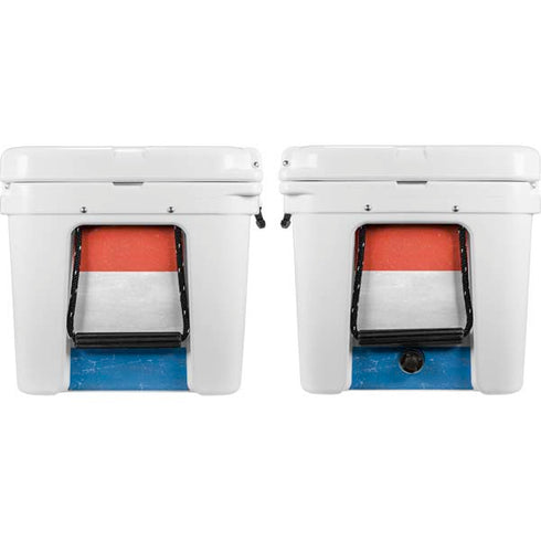 Netherlands Flag Distressed YETI Tundra 75 Hard Cooler Skin