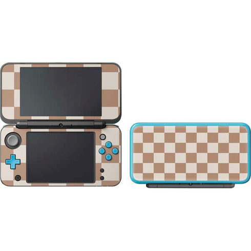 Neutral Checkered Nintendo 2DS XL (2017) Skin