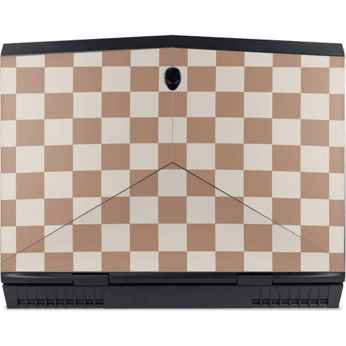 Neutral Checkered Dell Alienware Skin