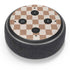 Neutral Checkered Amazon Echo Dot Skin