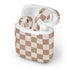 Neutral Checkered Apple AirPods 2 Skin
