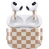Neutral Checkered Apple AirPods (3rd Gen 2021) Skin
