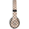 Neutral Checkered Beats Solo 2 Wired Skin