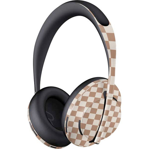 Neutral Checkered Bose Noise Cancelling Headphones 700 Skin