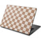 Neutral Checkered Dell Chromebook Skin