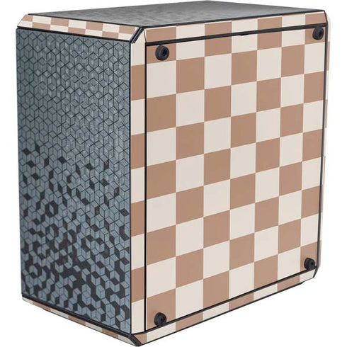 Neutral Checkered Cooler Master MasterBox Q300L Mini Tower Skin